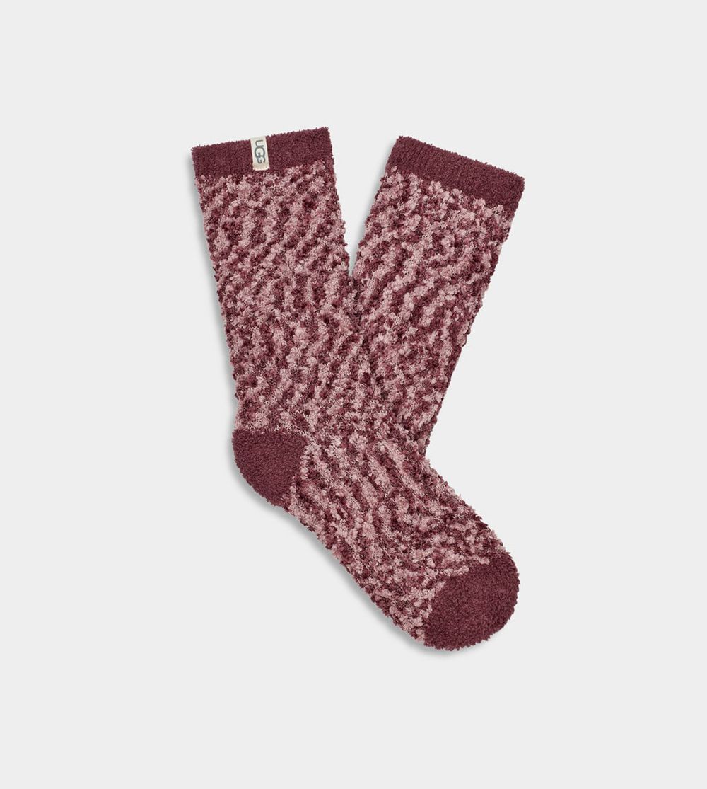 Ugg Socks Canada - Ugg Women's Cozy Chenille Red